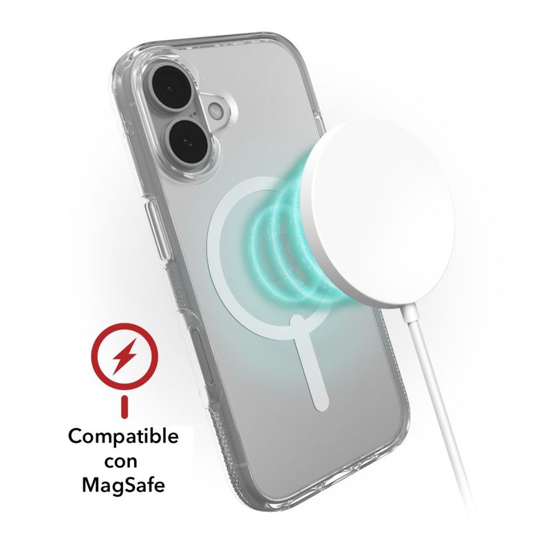 Funda Crystal Palace Snap Magsafe iPhone 16 Zagg Pam-6
