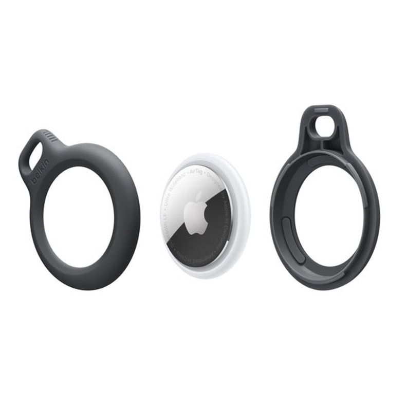 Protector con correa Secure Holder para AirTag Negro-2