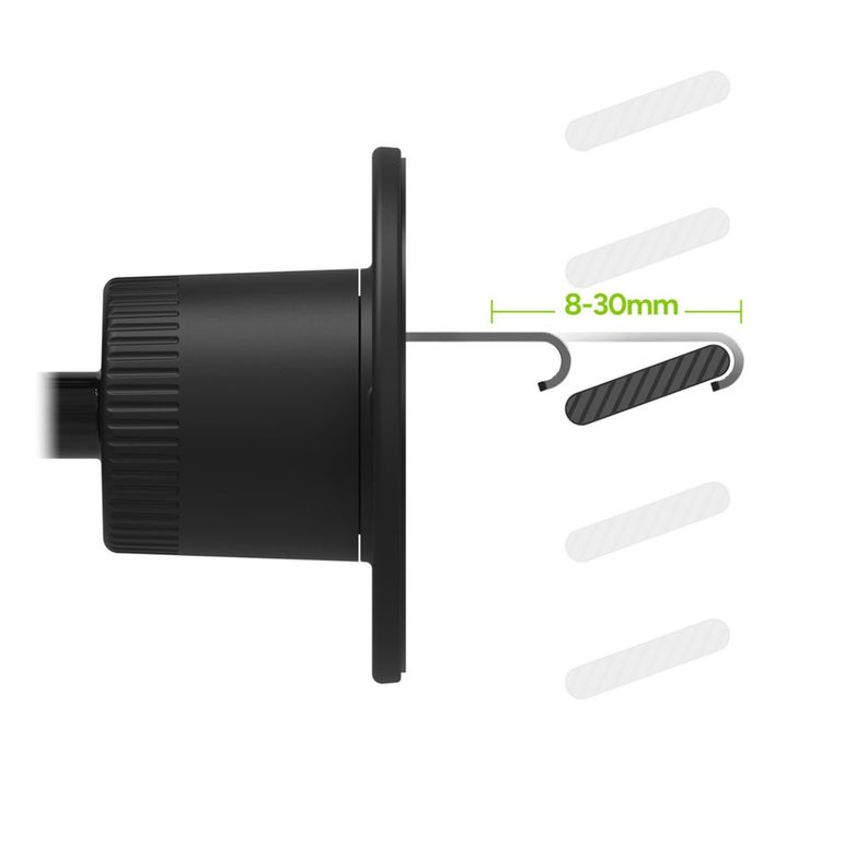 Cargador de auto inalámbrico Magsafe 7.5W Mophie negro-6