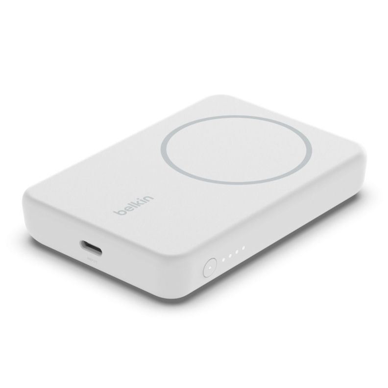 Batería externa inalámbrica y magnética 5k + soporte Belkin-6