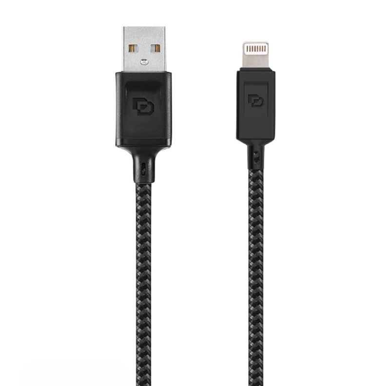 Cable Lightning MFi a USB-A 1.2 Mt Rugged Dusted negro-0