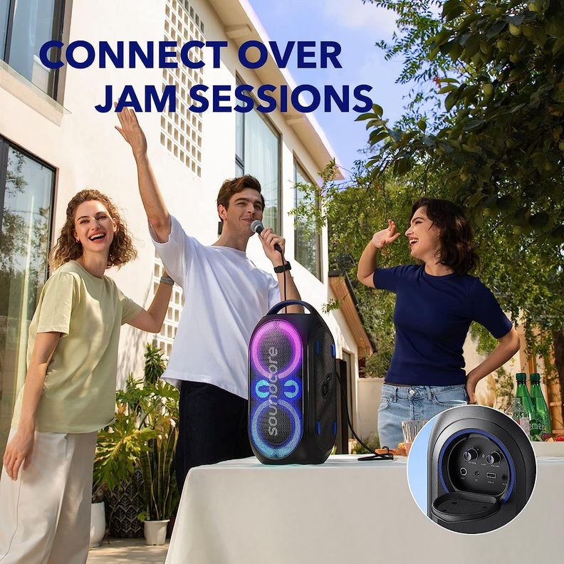 Parlante Bluetooth Rave Party 2 Soundcore Negro-5