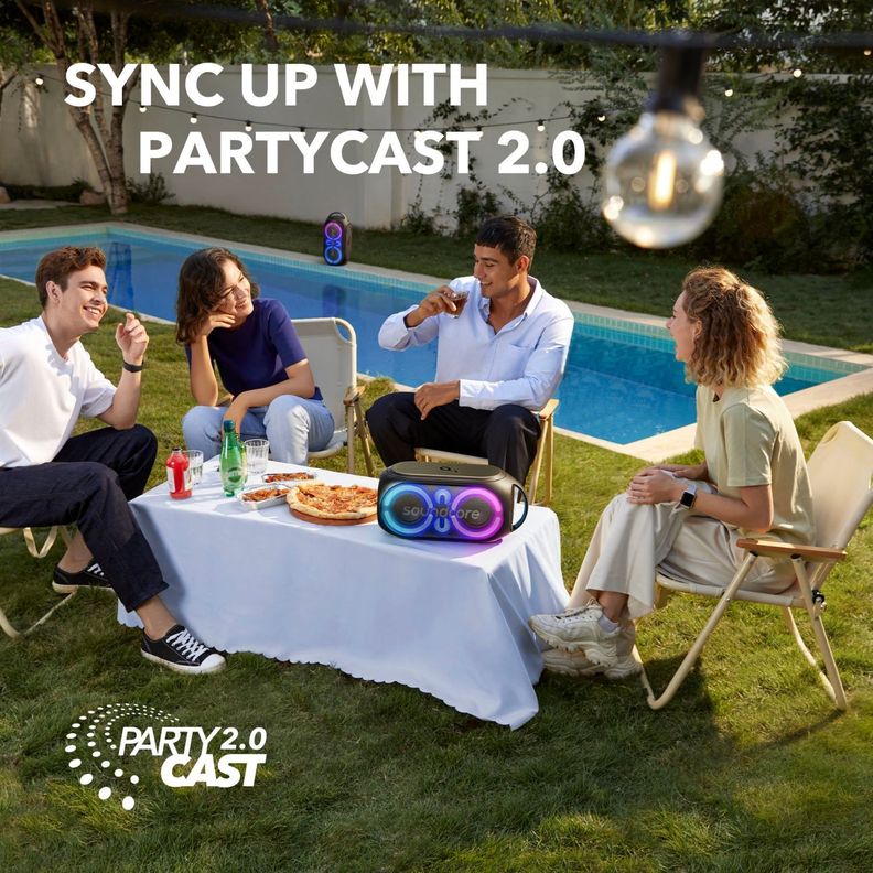 Parlante Bluetooth Rave Party 2 Soundcore Negro-7