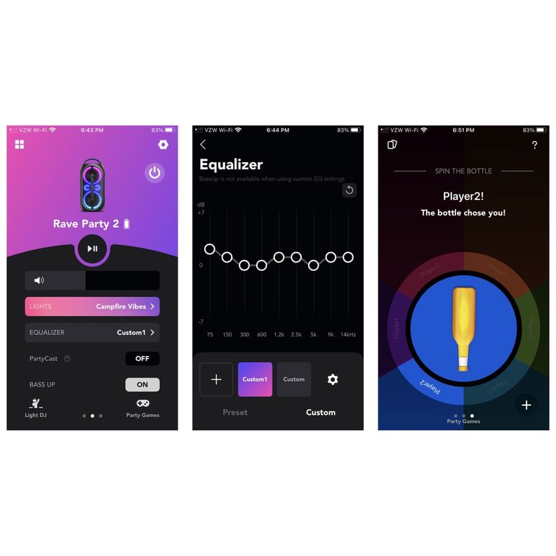 Parlante Bluetooth Rave Party 2 Soundcore Negro-8
