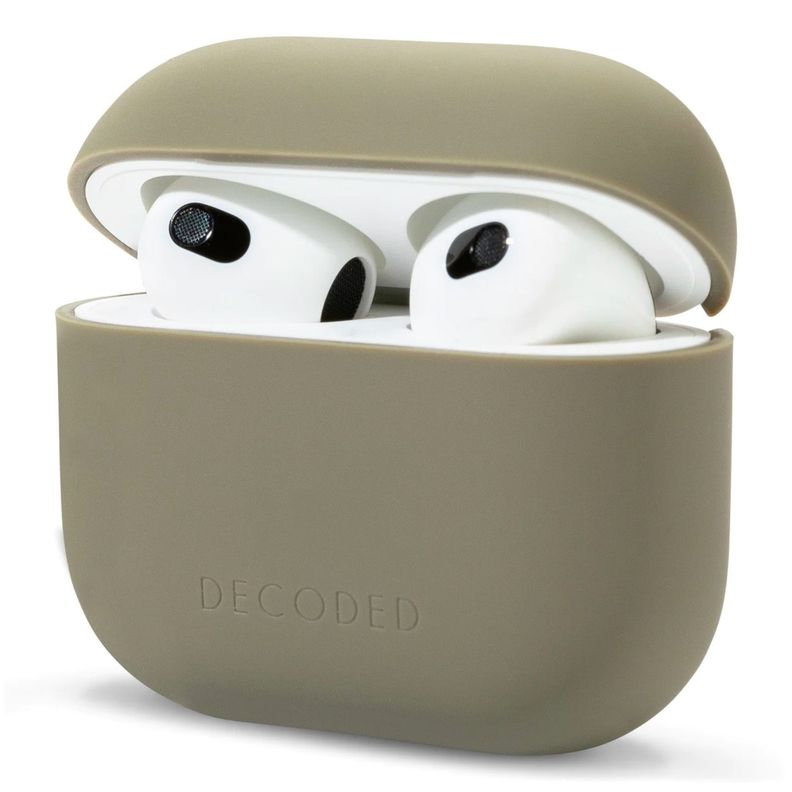 Funda Silicona para Airpods 3ª gen Decoded Verde-3