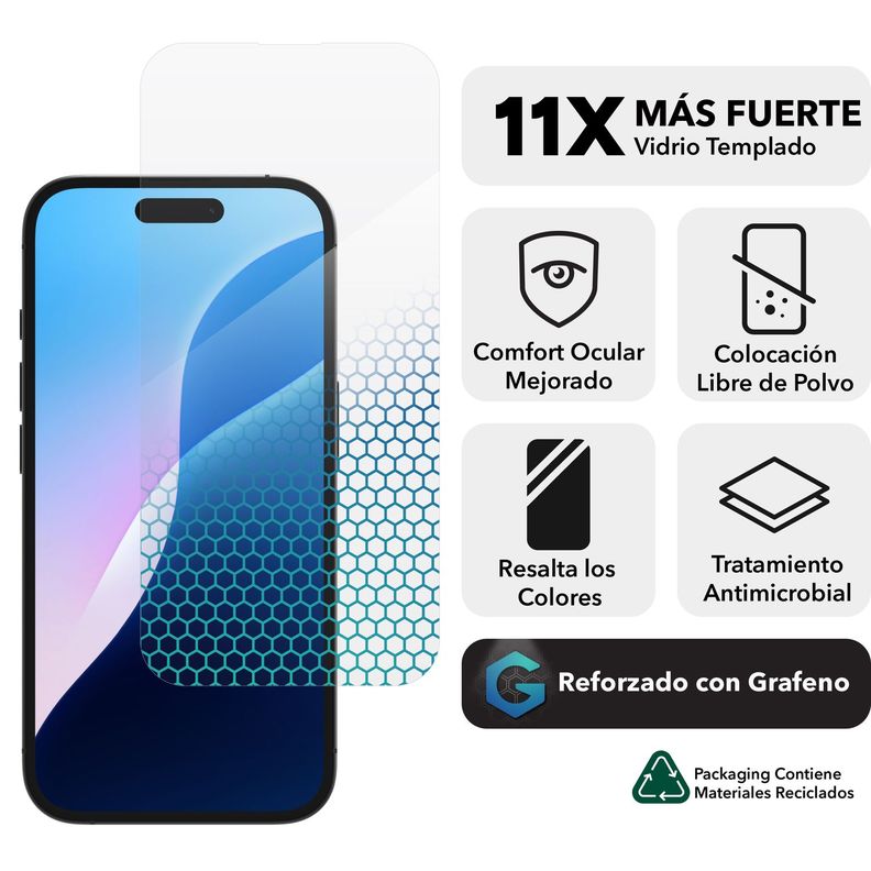 Lámina Glass XTR4 para iPhone 16/15-1