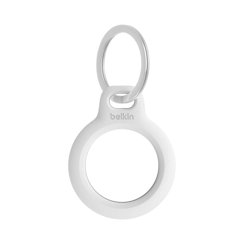 Protector Con Llavero Belkin Secure Holder Airtag Blanco-0