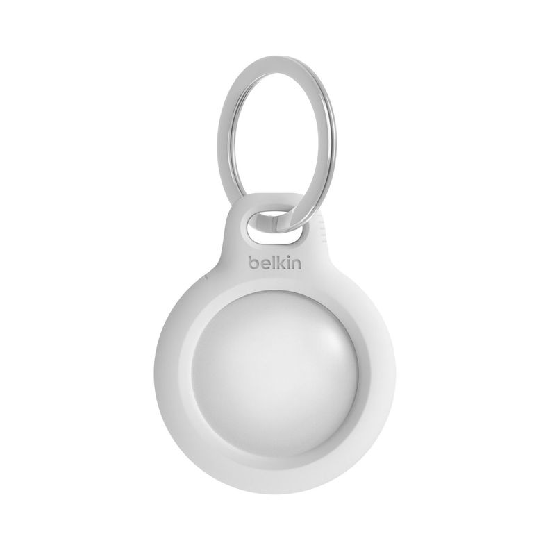 Protector Con Llavero Belkin Secure Holder Airtag Blanco-1