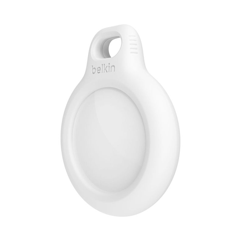 Protector Con Llavero Belkin Secure Holder Airtag Blanco-2
