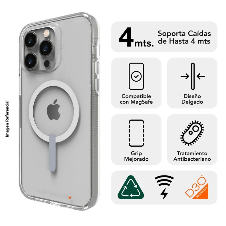 Funda Crystal Palace Snap iPhone 14 Pro Max Transparente-1