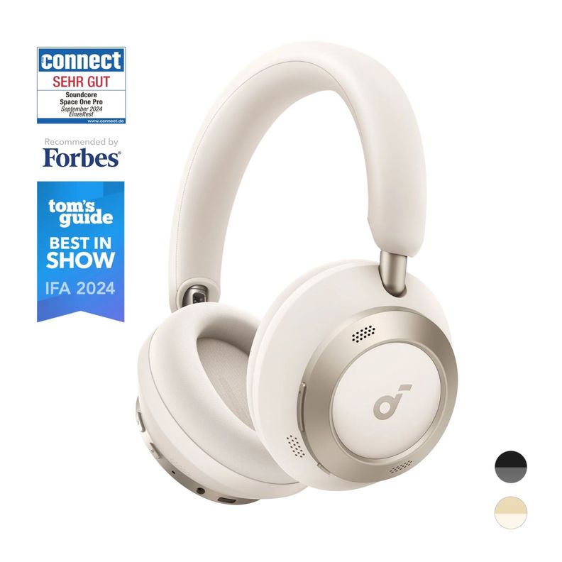 Audifono Over Ear Noise Cancelling Space One Pro Blanco-1