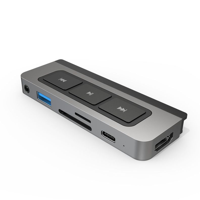 Hub multimedia USB-C HyperDrive 6 en 1-0
