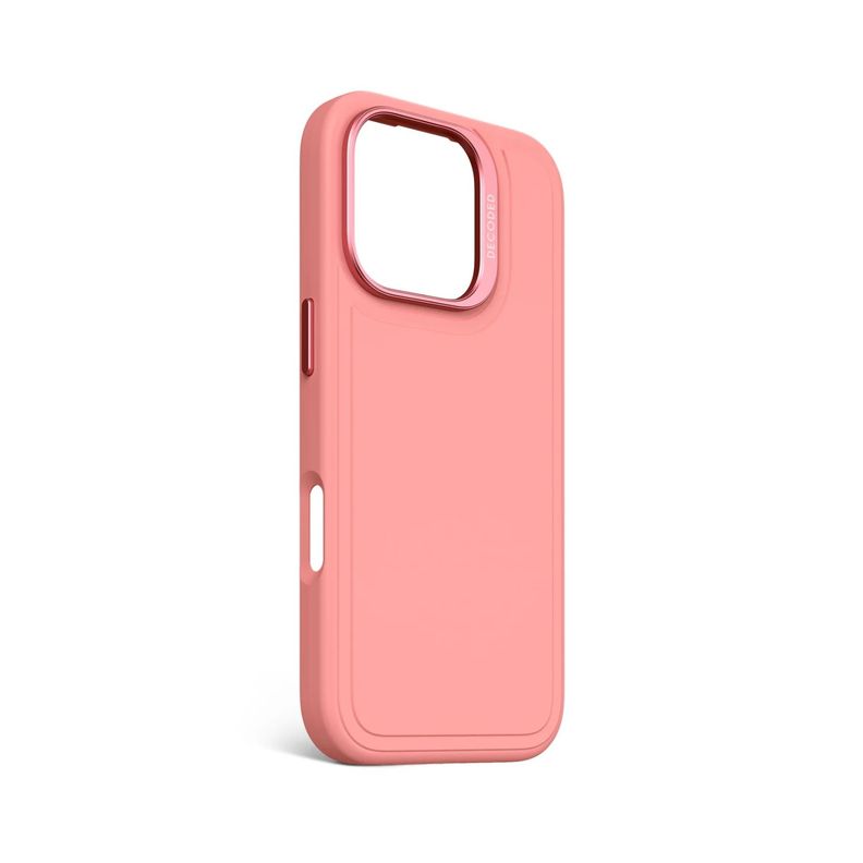 Funda silicona stacks Magsafe iPhone 16 Pro Rosado-1