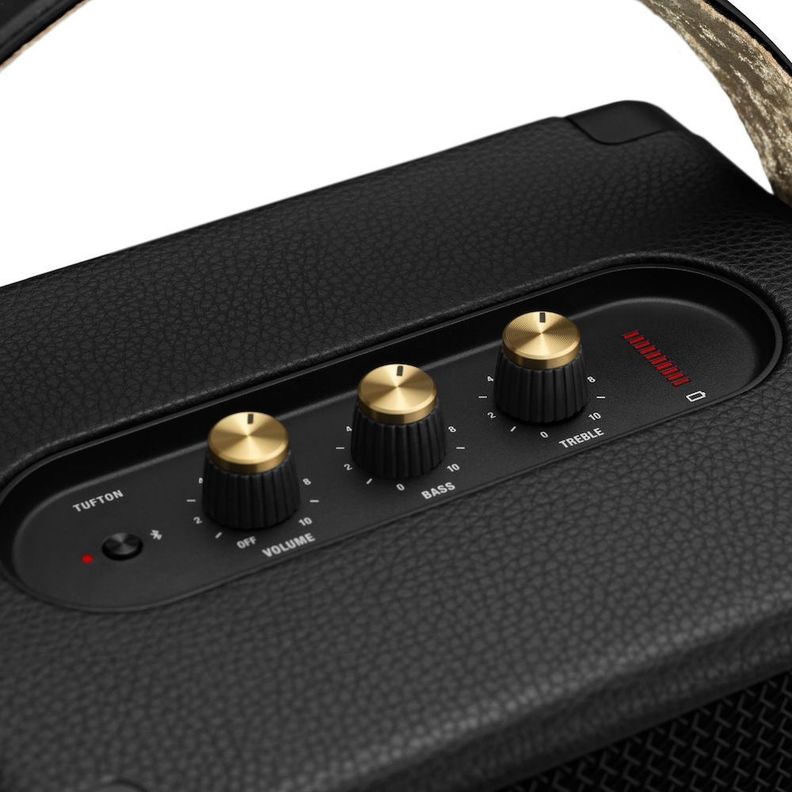 Parlante Portatil Bluetooth Tufton Marshall Black And Brass-6
