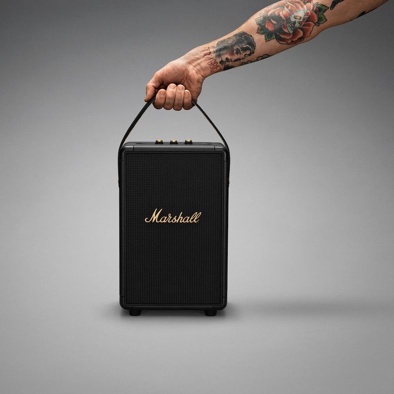 Parlante Portatil Bluetooth Tufton Marshall Black And Brass-7