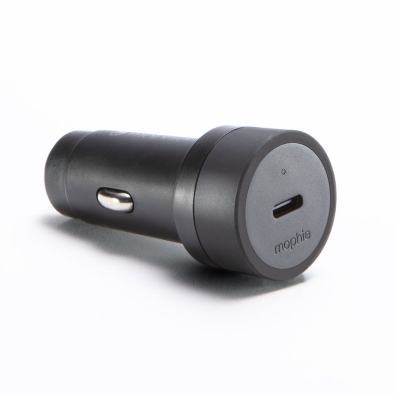 Cargador de auto USB-C 30W Sustentable Mophie Negro-0