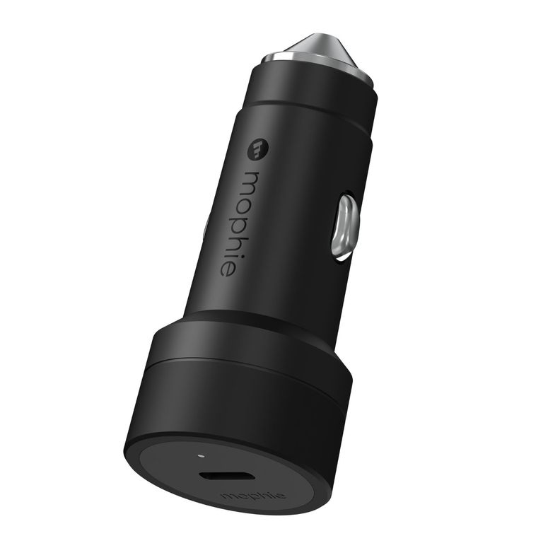 Cargador de auto USB-C 30W Sustentable Mophie Negro-6