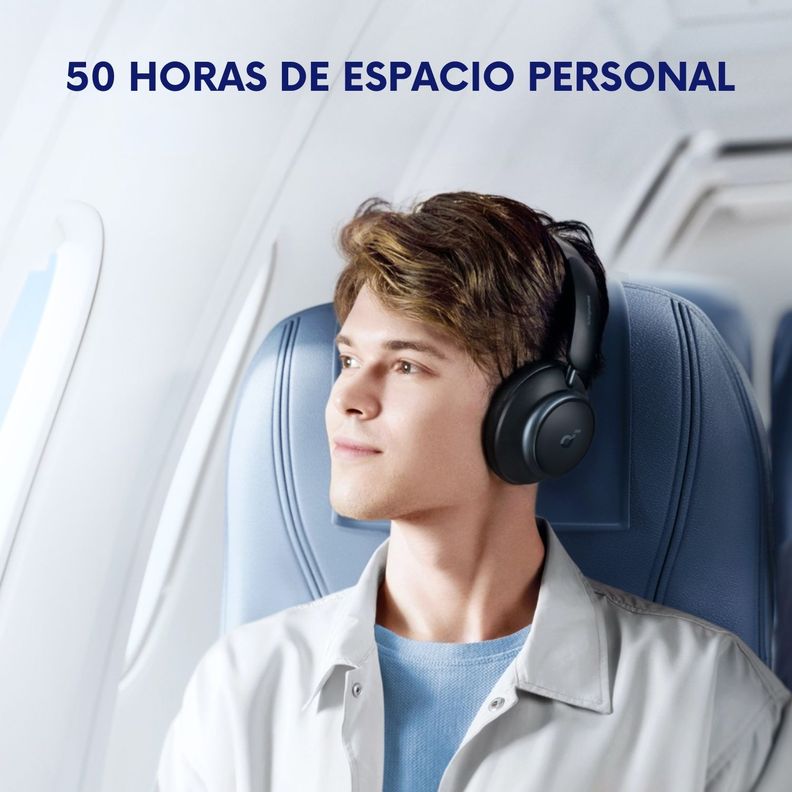 Audifono Over Ear Noise Cancelling Q45 Soundcore Negro-8