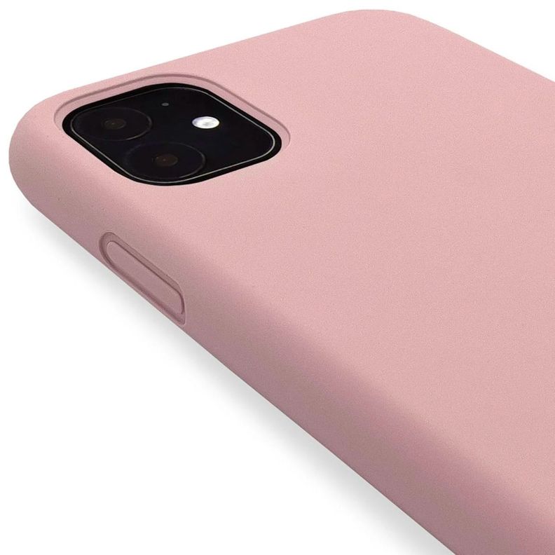 Funda silicona para iPhone 11/ XR Decoded Rosada-3