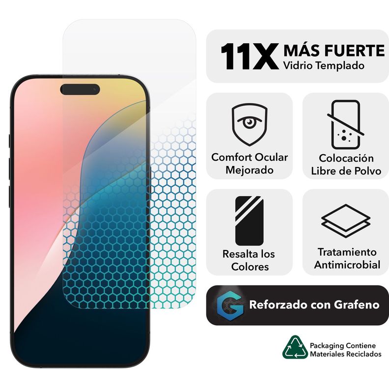 Lámina Glass XTR4 para iPhone 16 Pro-1