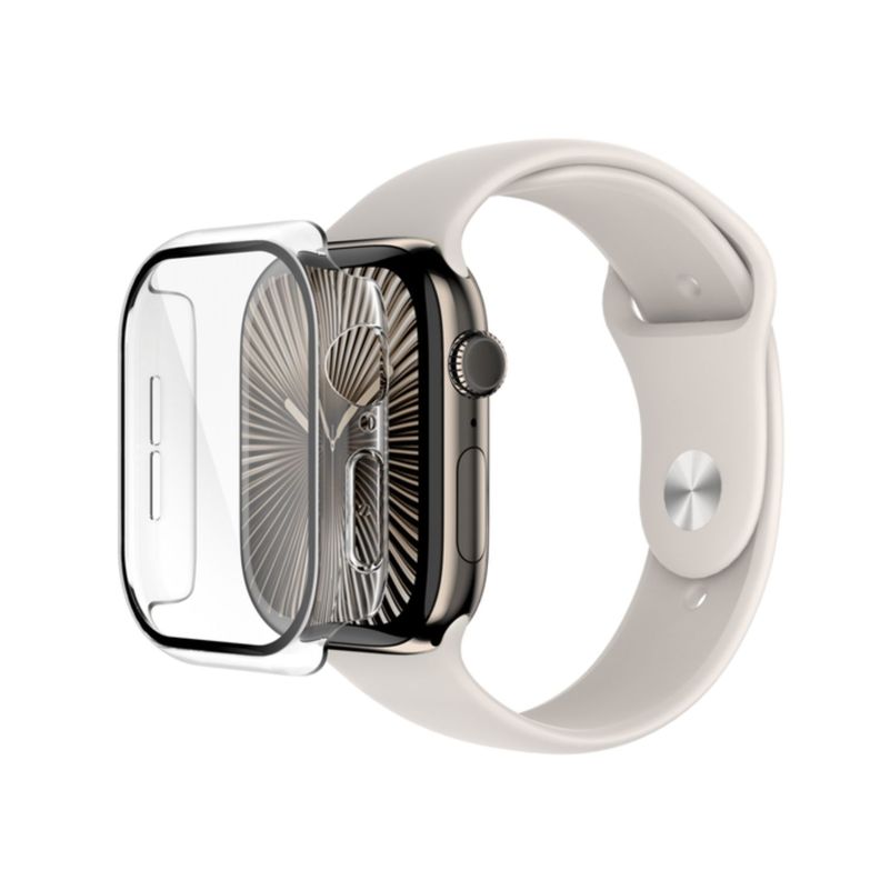 Bumper para Apple Watch Series 10 de 46 mm Transparente-0