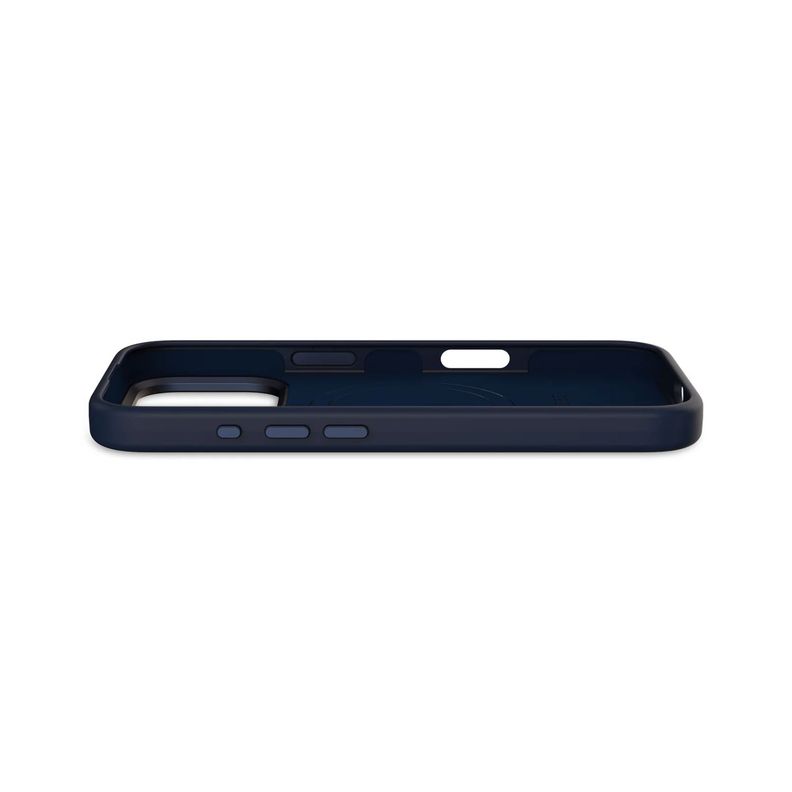 Funda silicona antimicrobial Magsafe iPhone 16 Pro Azul-5