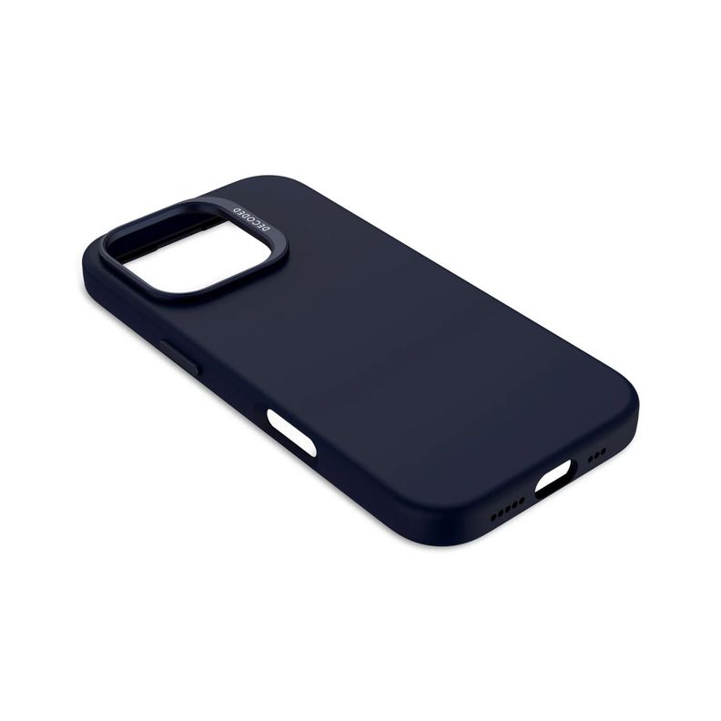 Funda silicona antimicrobial Magsafe iPhone 16 Pro Azul-7