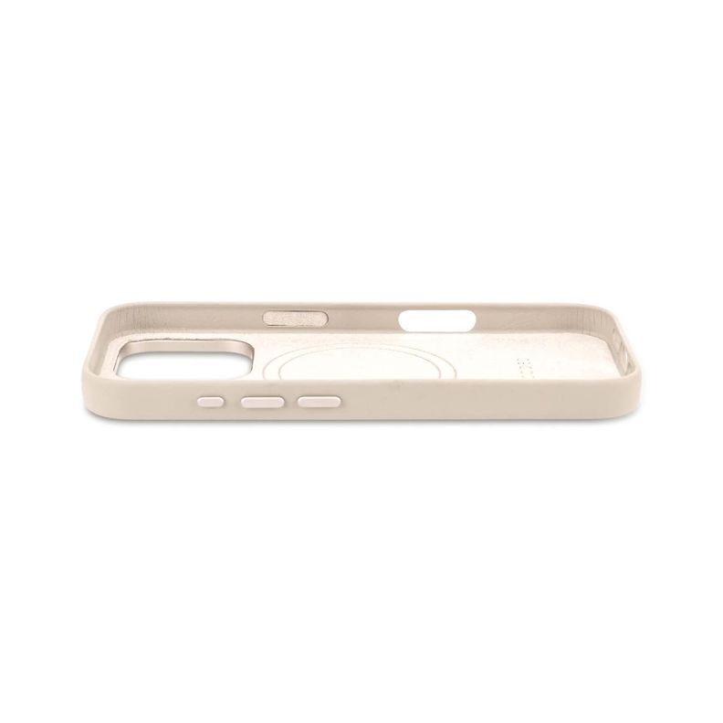 Funda cuero Magsafe iPhone 16 Pro Decoded Gris-5