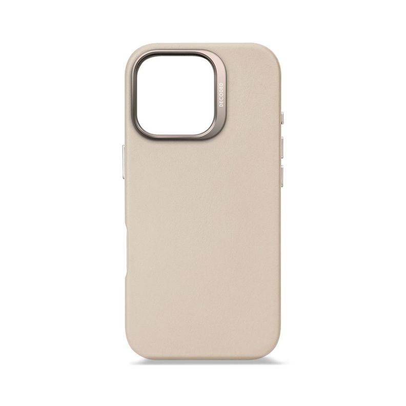 Funda cuero Magsafe iPhone 16 Pro Decoded Gris-8