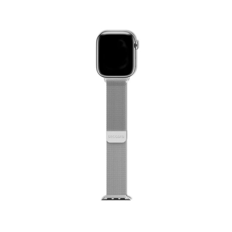 Banda para Apple Watch 44/45 mm Milan Magnética Loop titanio-2