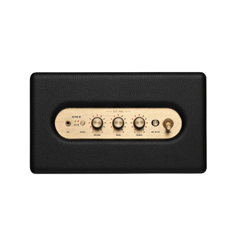 Parlante Bluetooth Acton Iii Marshall Negro-4
