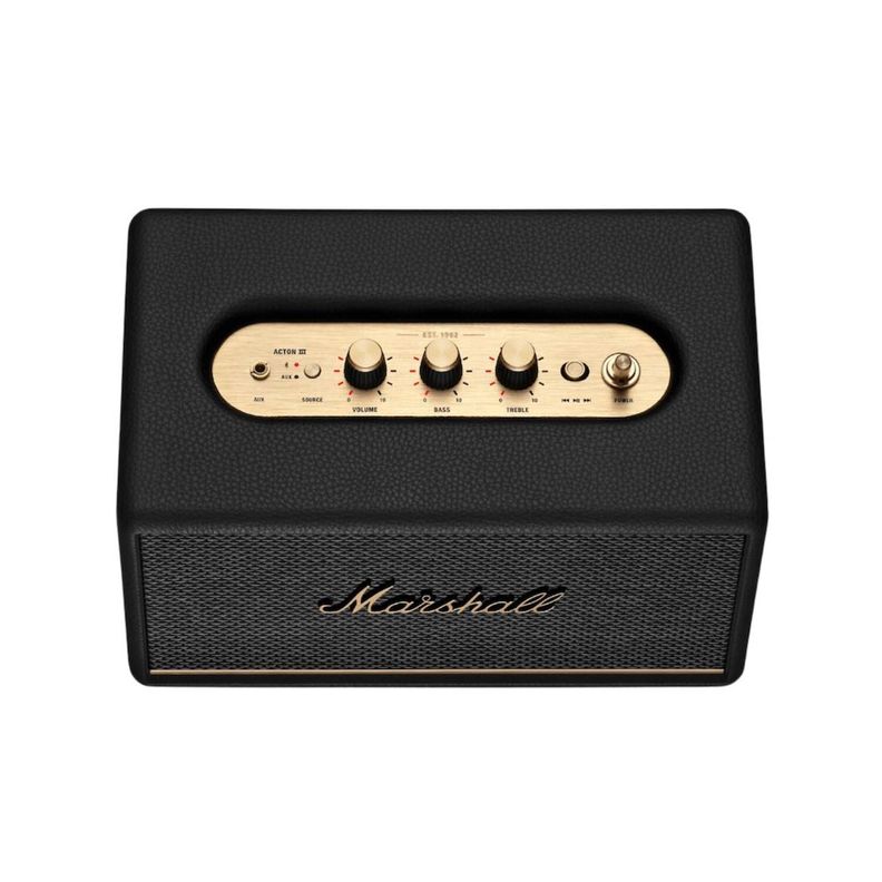 Parlante Bluetooth Acton Iii Marshall Negro-5