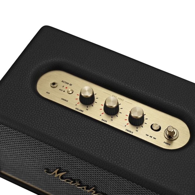 Parlante Bluetooth Acton Iii Marshall Negro-6