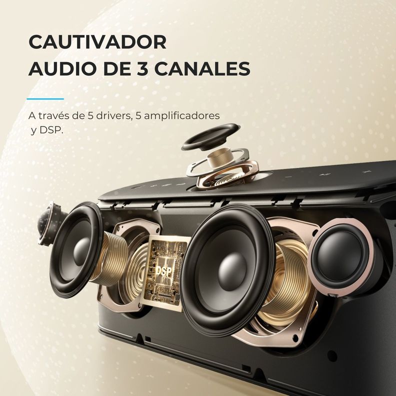 Parlante Bluetooth Motion X600 Soundcore Negro-8