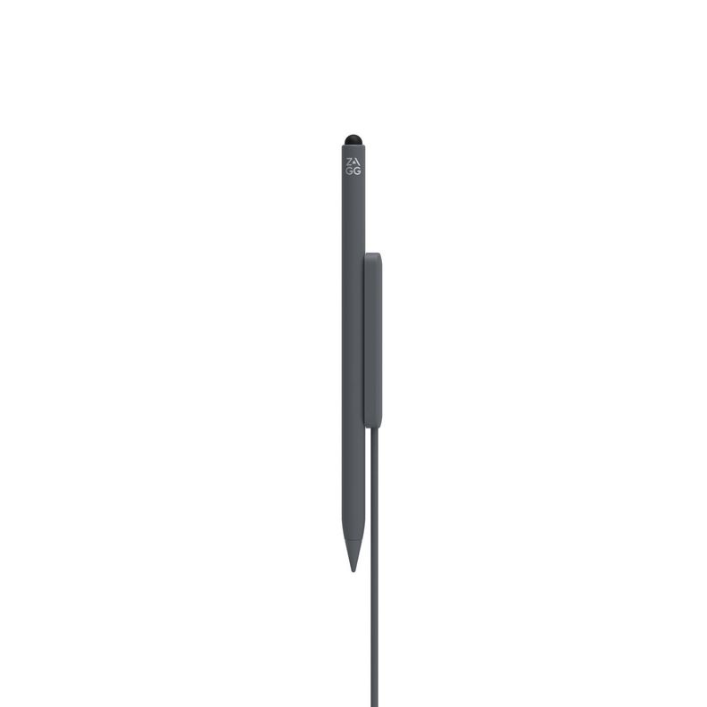 Lápiz Pro stylus 2 para iPad Zagg Gris con carga inalámbrica-2