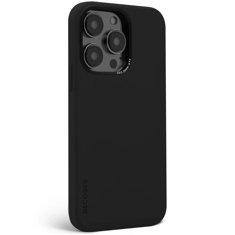 Funda silicona con MagSafe para iPhone 14 Pro Decoded Negro-6