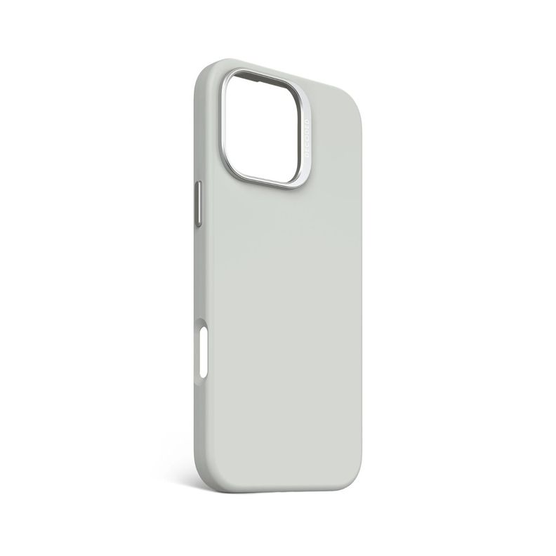Funda silicona antimicrobial Magsafe iPhone 16 Pro Max Gris-2