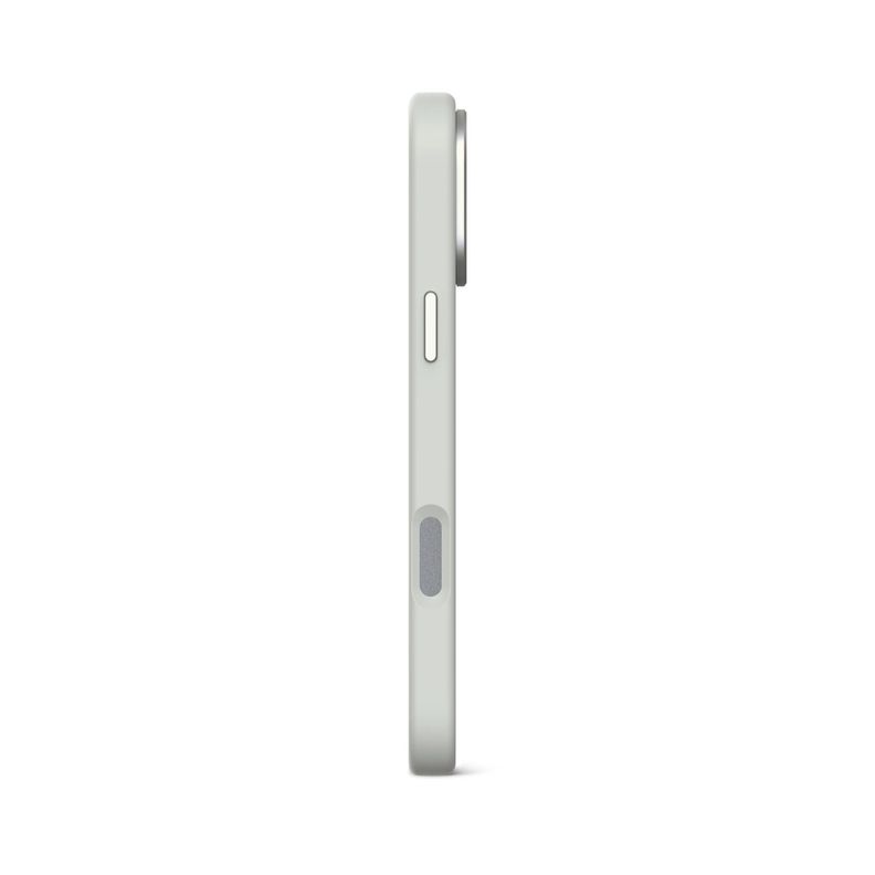Funda silicona antimicrobial Magsafe iPhone 16 Pro Max Gris-4