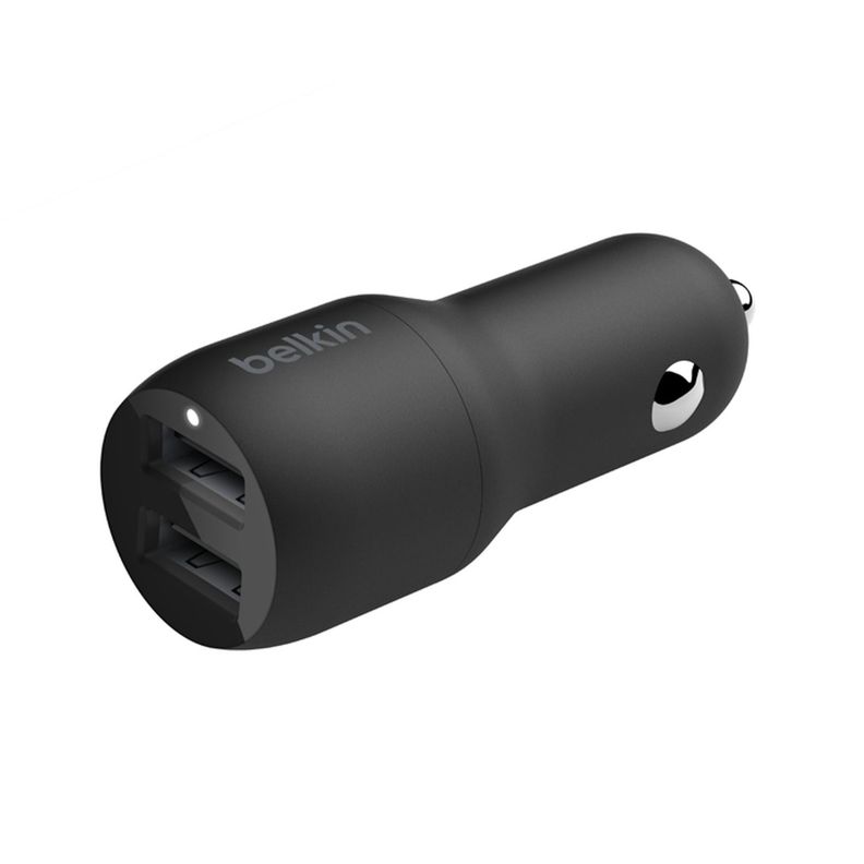 Cargador Dual De Auto Belkin 24w Doble Usb Boost Charge-2