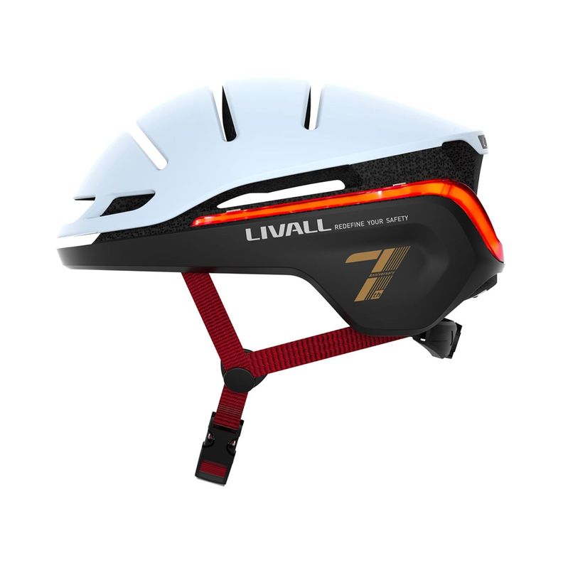 Casco inteligente LED EVO21 Talla L Blanco-0