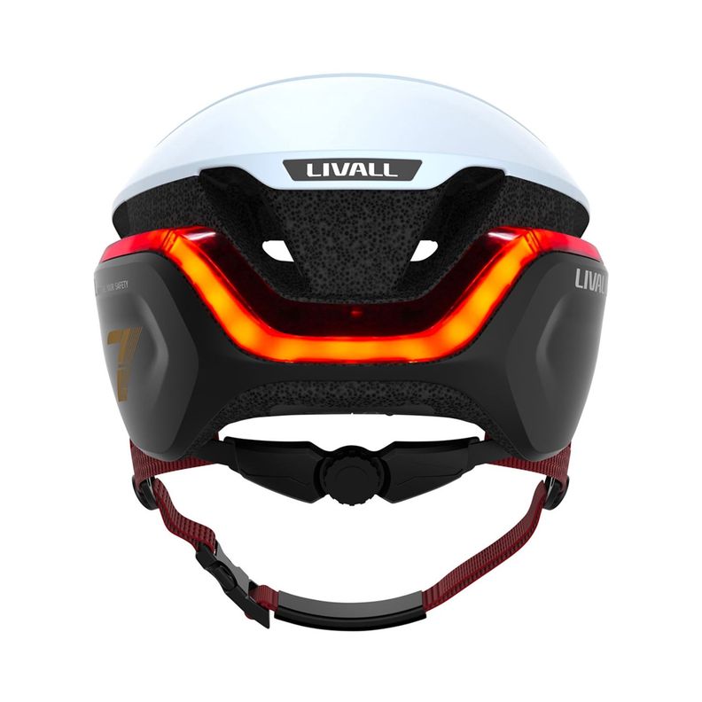 Casco inteligente LED EVO21 Talla L Blanco-4