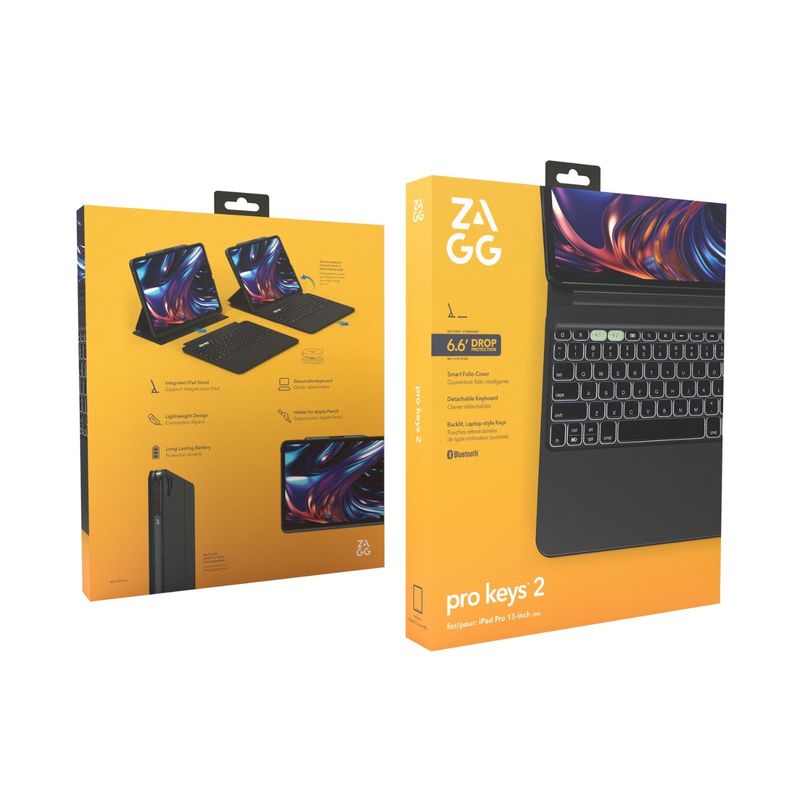 Funda con teclado Pro Keys 2 para iPad Pro 13" M4 Zagg-9