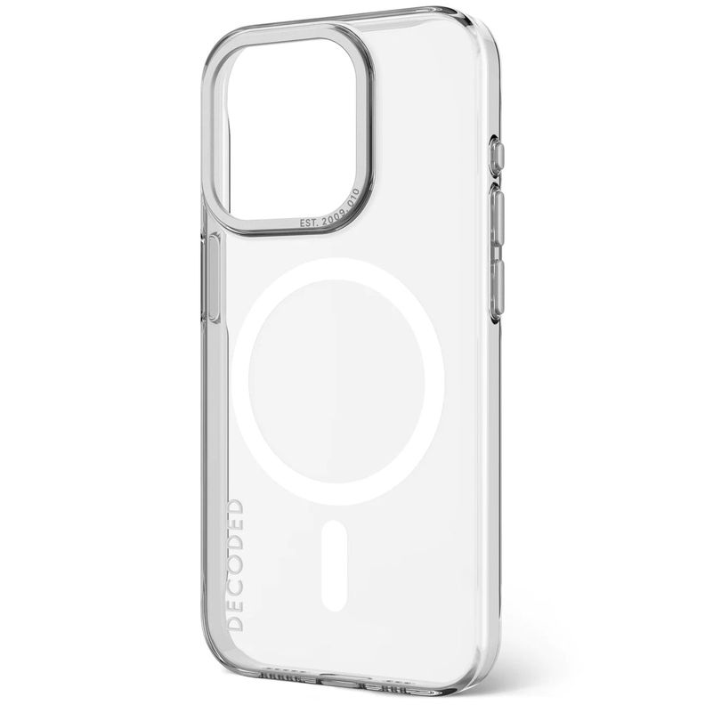 Funda reciclada MagSafe iPhone 15 Pro Decoded Transparente-4