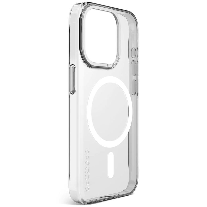 Funda reciclada MagSafe iPhone 15 Pro Decoded Transparente-5