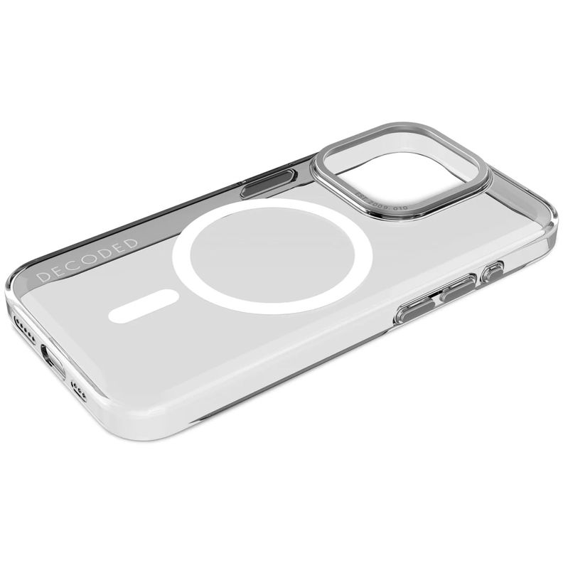 Funda reciclada MagSafe iPhone 15 Pro Decoded Transparente-6