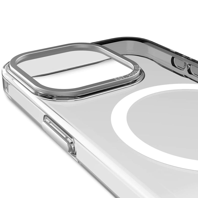 Funda reciclada MagSafe iPhone 15 Pro Decoded Transparente-7