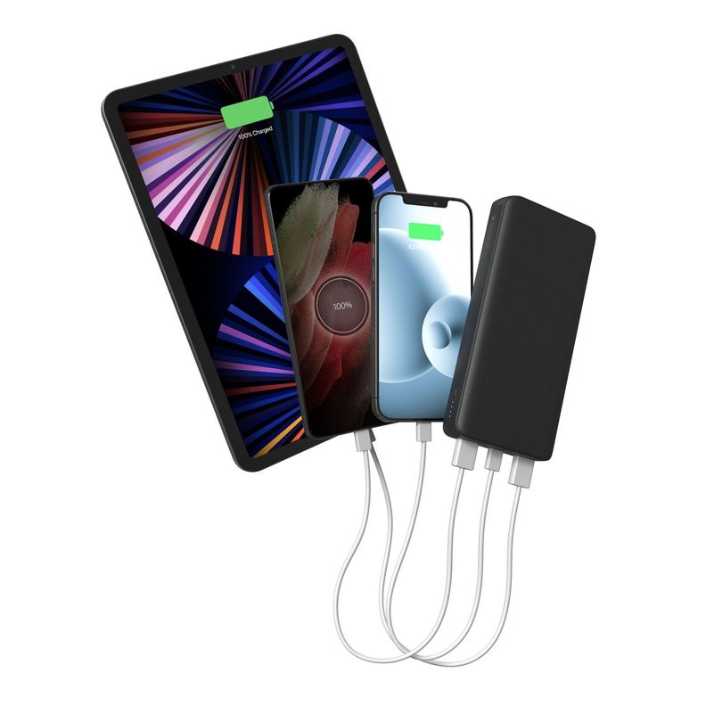 Batería Externa 20.000 mAh mophie USB-C y USB-A - Negro-3