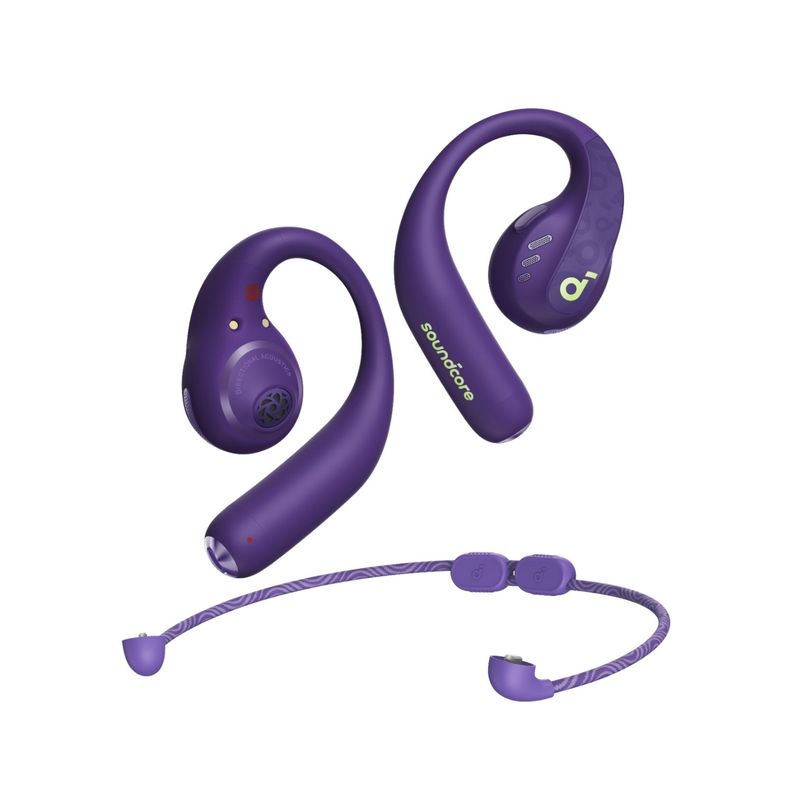 Audifono Transmision Aerea AeroFit Pro Soundcore Purpura-0