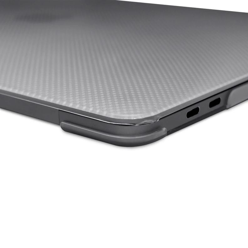 Funda dura snap on case Macbook Air M1 13" Transparente-3