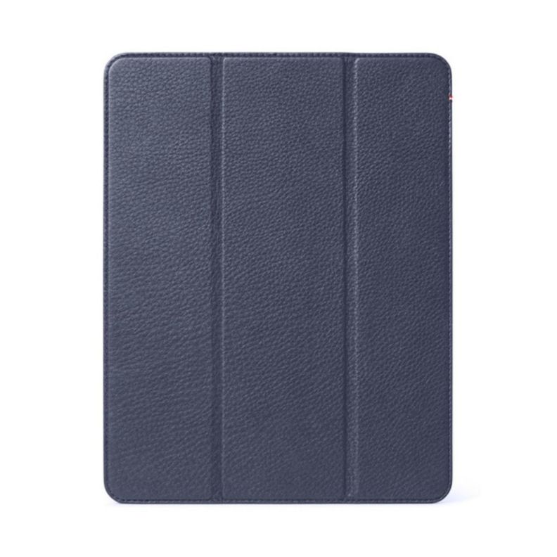 Funda folio cuero para iPad Air 4/5 y iPad Pro Decoded Azul-1